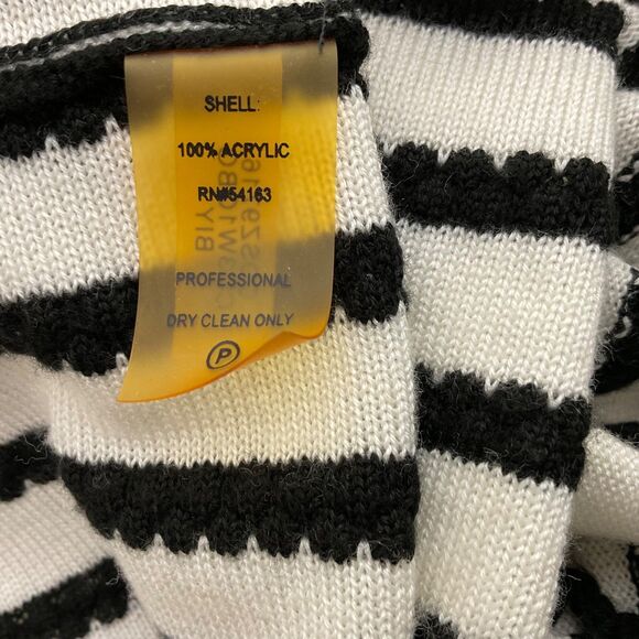 Calvin Klein Womens Ribbed knit Fit & Flare Dress Size L Classic Career - Picture 6 of 11